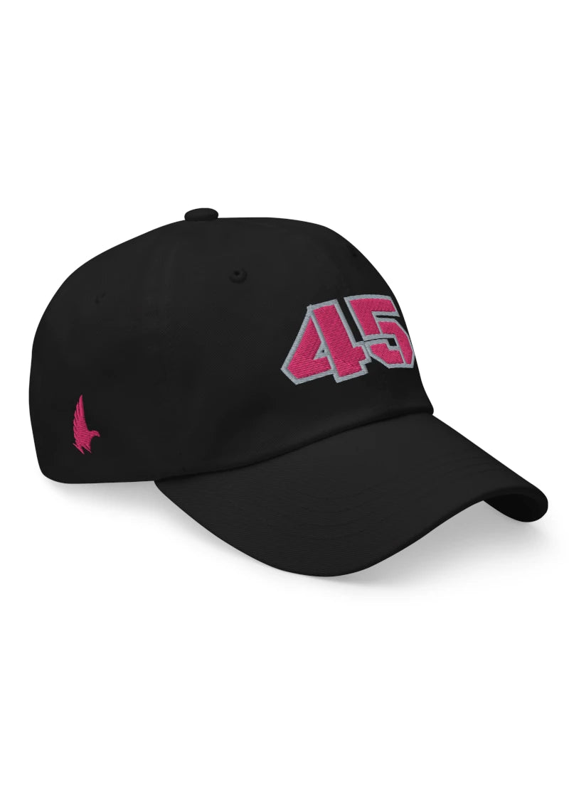 Loyalty Vibes 45 Dad Hat Black Grey Pink OS