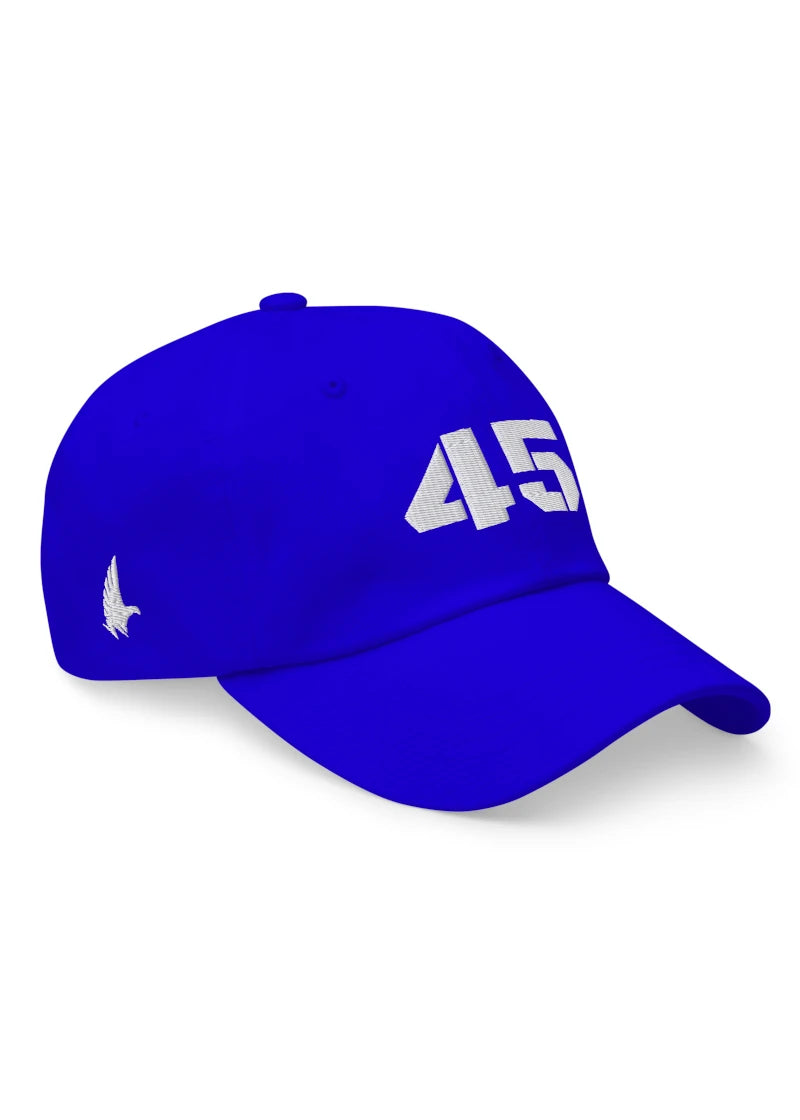 Loyalty Vibes 45 Dad Hat Blue White OS