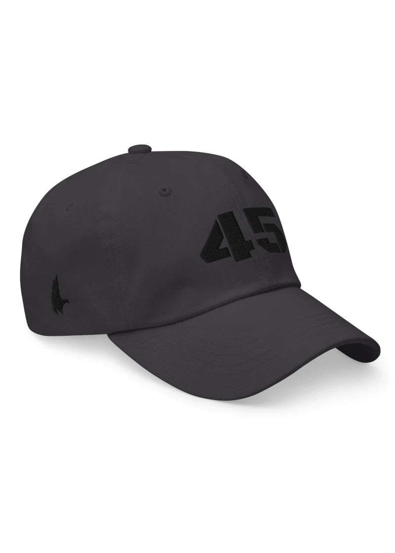Loyalty Vibes 45 Dad Hat Charcoal Grey Black OS