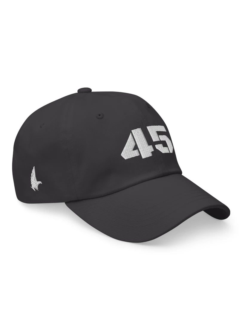 Loyalty Vibes 45 Dad Hat Charcoal Grey White OS