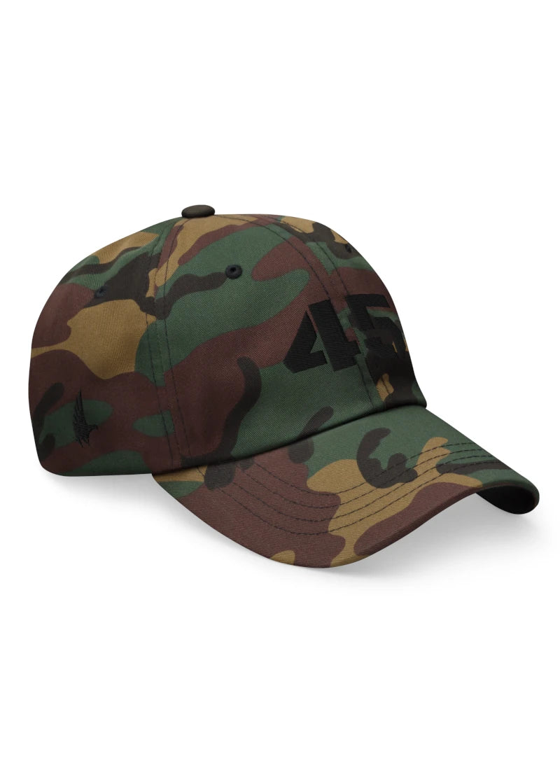 Loyalty Vibes 45 Dad Hat Camo Green Black OS
