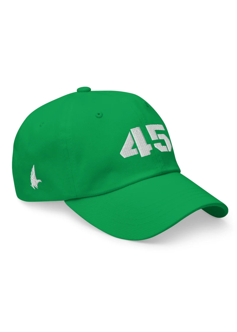 Loyalty Vibes 45 Dad Hat Green White OS