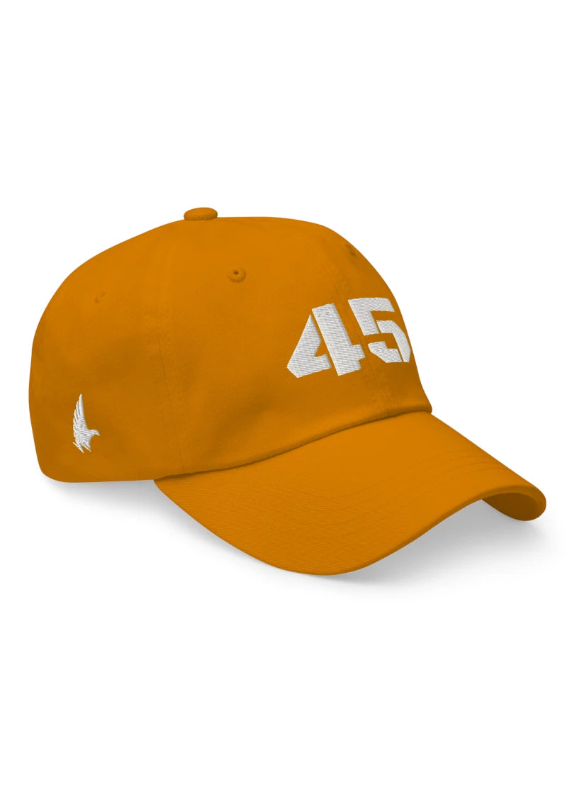 Loyalty Vibes 45 Dad Hat Orange White OS
