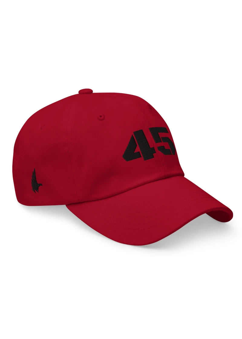 Loyalty Vibes 45 Dad Hat Red Black OS