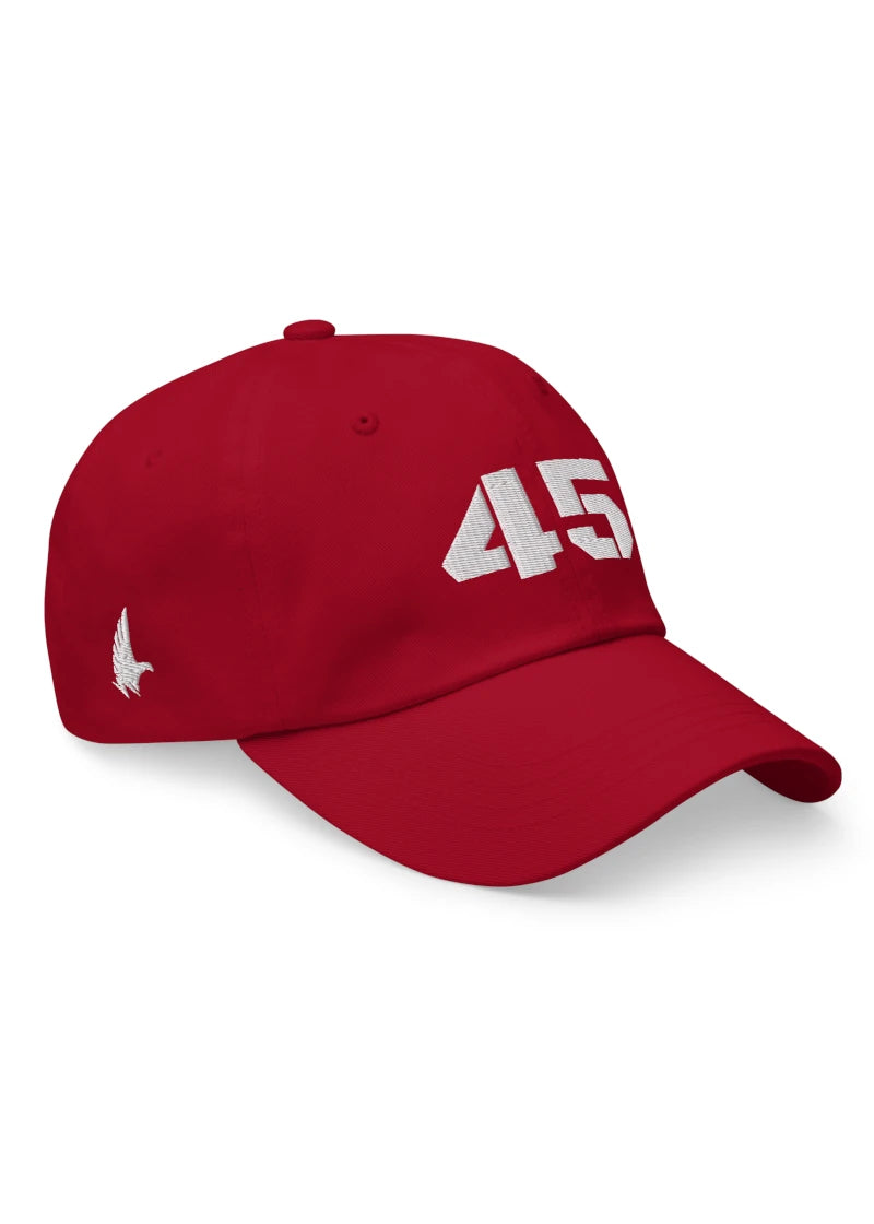 Loyalty Vibes 45 Dad Hat Red White OS