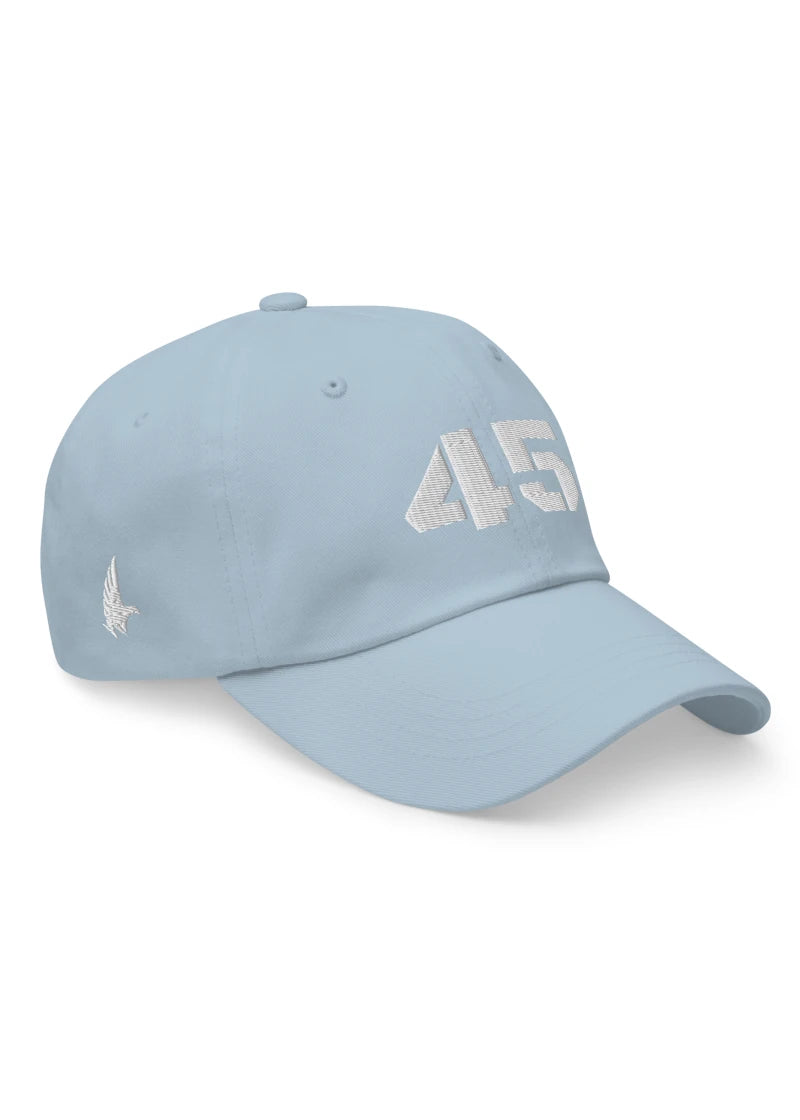 Loyalty Vibes 45 Dad Hat Sky Blue White OS