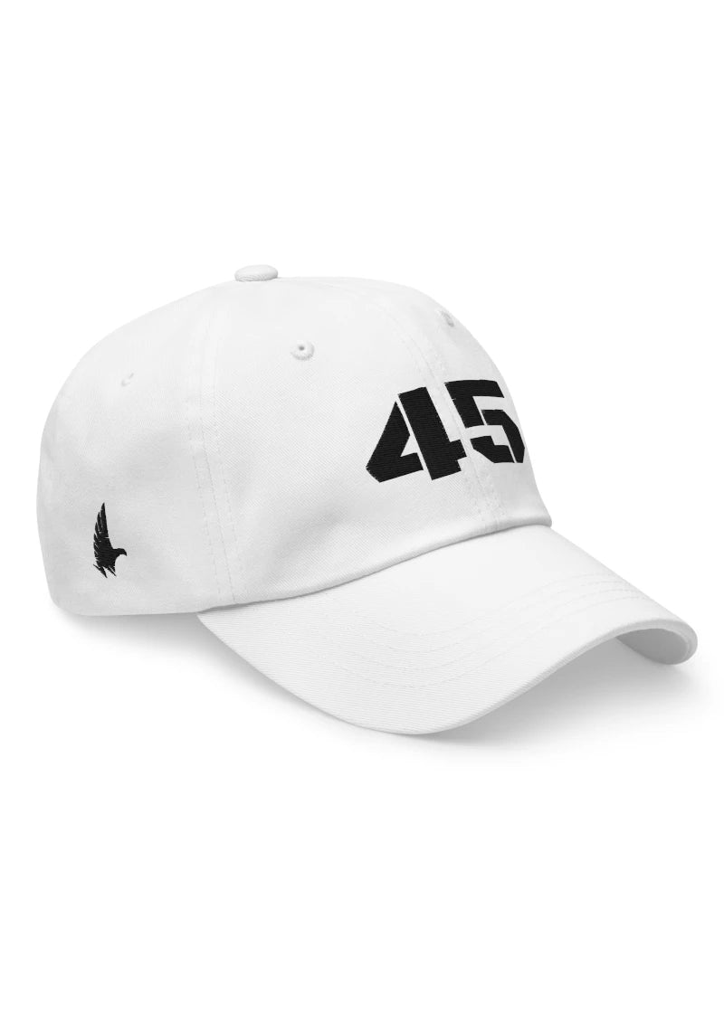 Loyalty Vibes 45 Dad Hat White Black OS