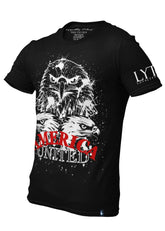 America United Graphic T-Shirt Black - Loyalty Vibes