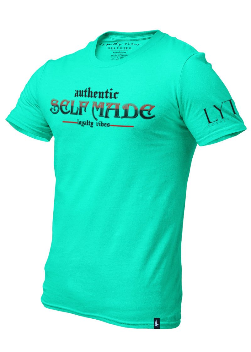 Loyalty Vibes Loyalty Vibes Authentic Self Made T-Shirt Teal