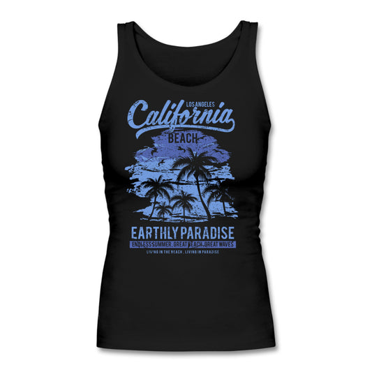 California Paradise Tank Top Black Loyalty Vibes