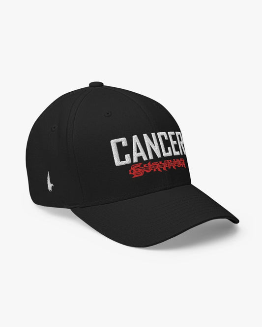 Loyalty Vibes Cancer Survivor Tattoo Fitted Hat Black Loyalty Vibes