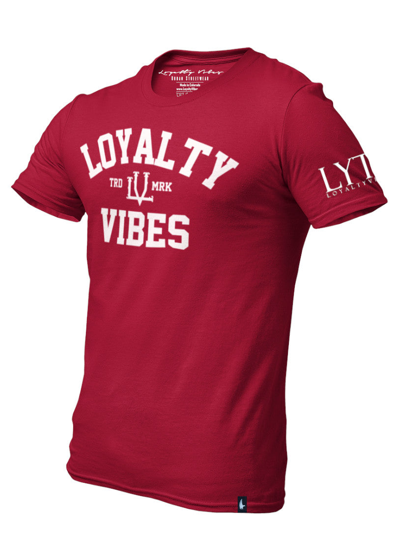 Loyalty Vibes Classic Loyalty Graphic T-Shirt Maroon Loyalty Vibes
