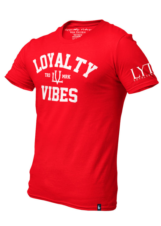 Loyalty Vibes Classic Loyalty Graphic T-Shirt Red Loyalty Vibes