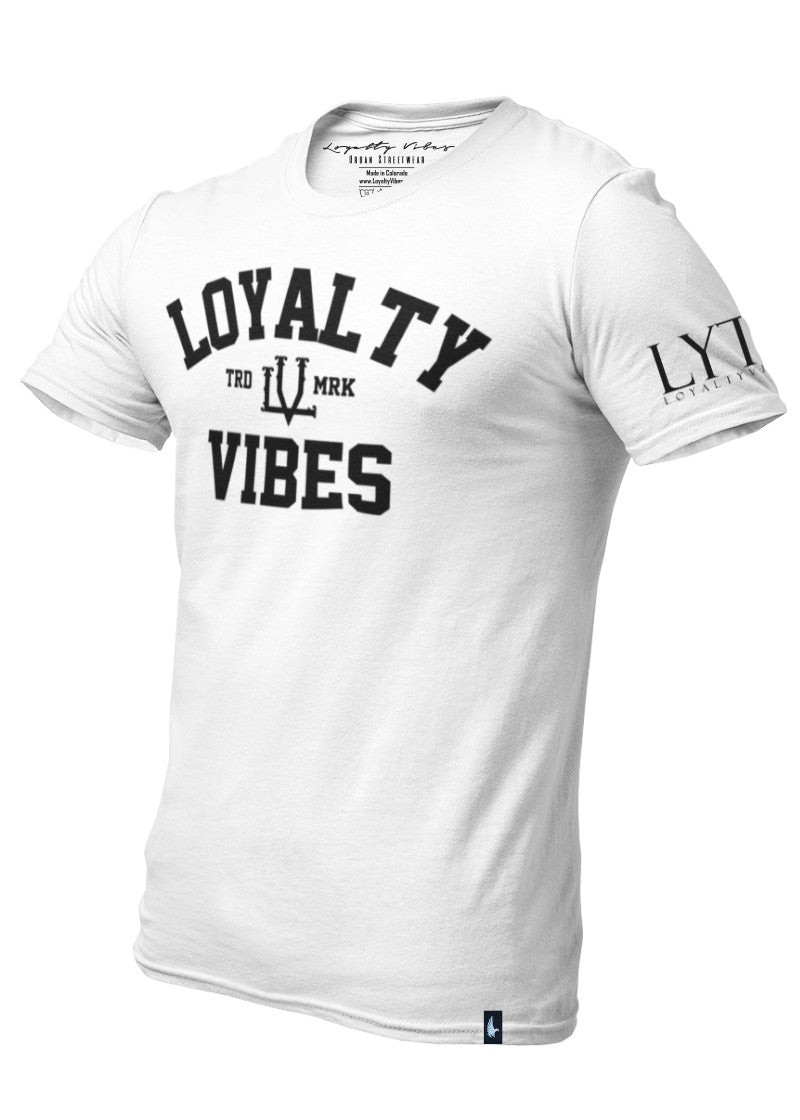 Loyalty Vibes Classic Loyalty Graphic T-Shirt White Loyalty Vibes