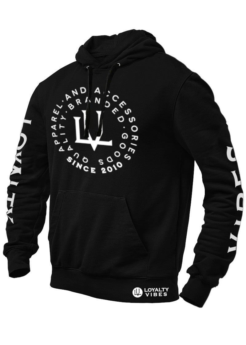 Loyalty Vibes Club Graphic Hoodie Black Loyalty Vibes