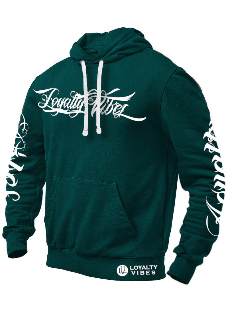 Collective Hoodie Caribbean Green - Loyalty Vibes