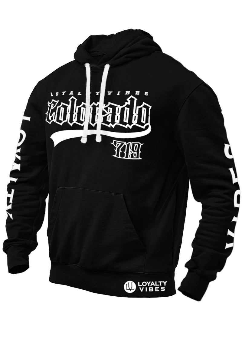 Loyalty Vibes Colorado 719 Hoodie Black Loyalty Vibes