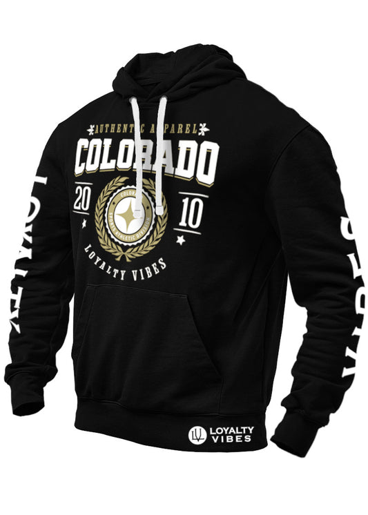 Loyalty Vibes Colorado Division Graphic Hoodie Black Loyalty Vibes