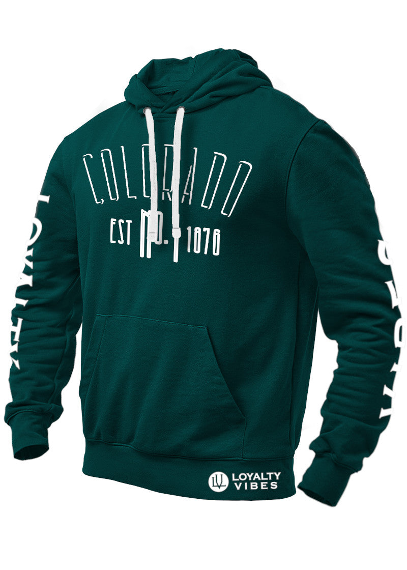 Loyalty Vibes Loyalty Vibes Colorado Graphic Hoodie Caribbean Green