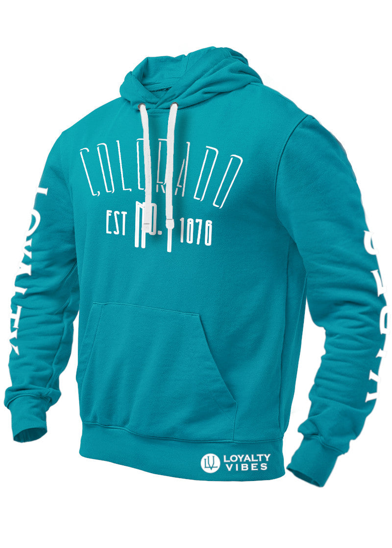 Loyalty Vibes Loyalty Vibes Colorado Graphic Hoodie Urban Blue