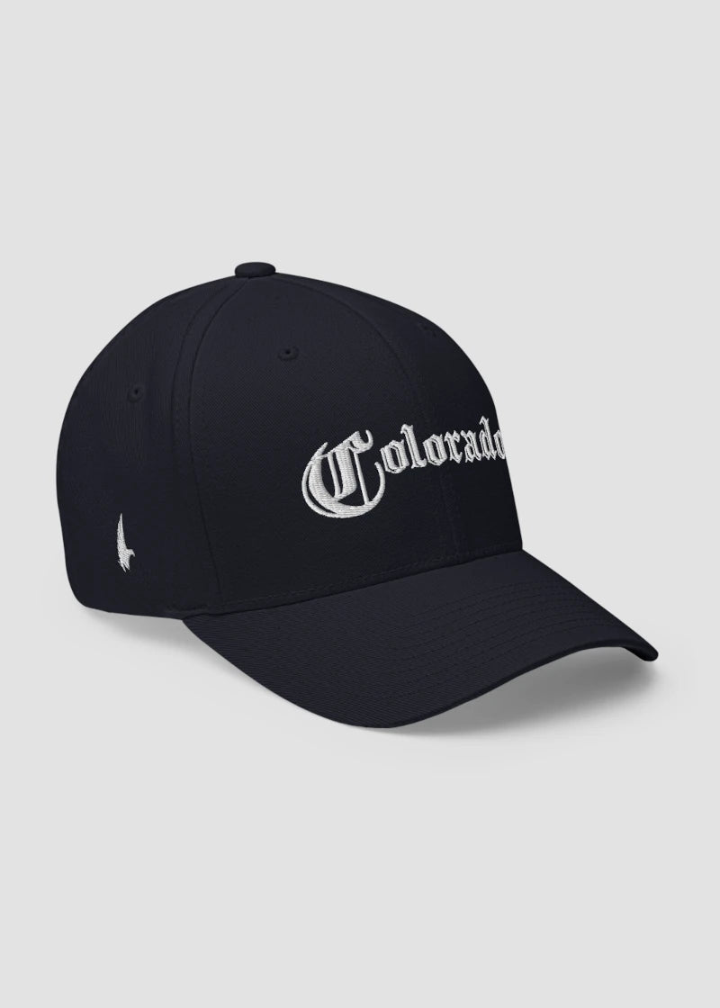 Colorado OG Fitted Hat Midnight Navy Blue - Loyalty Vibes
