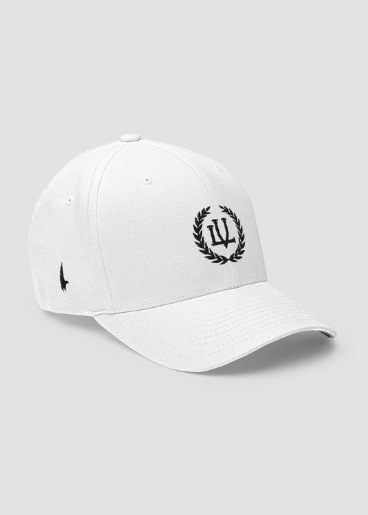 Loyalty Vibes Crossover Fitted Hat White Loyalty Vibes