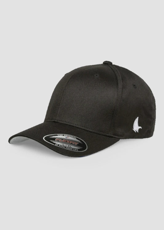 Loyalty Vibes Custom Black Fitted Hat Black Loyalty Vibes