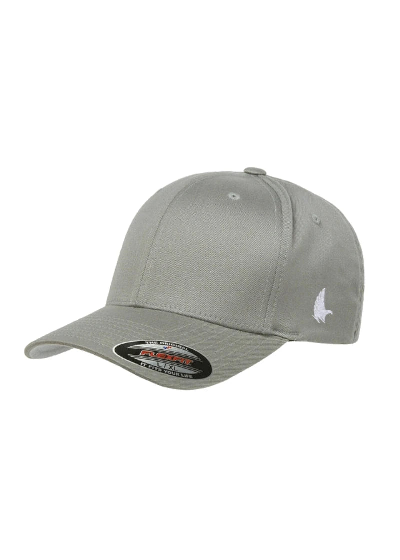 Loyalty Vibes Custom Fitted Hat Grey Grey Loyalty Vibes