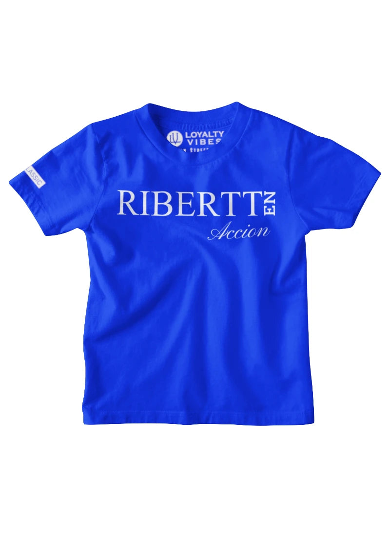 Custom Kids T-Shirt Blue - Loyalty Vibes