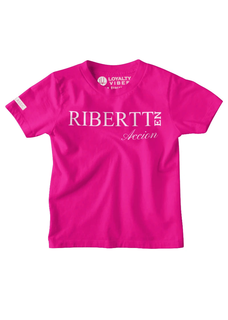 Custom Kids T-Shirt Pink - Loyalty Vibes