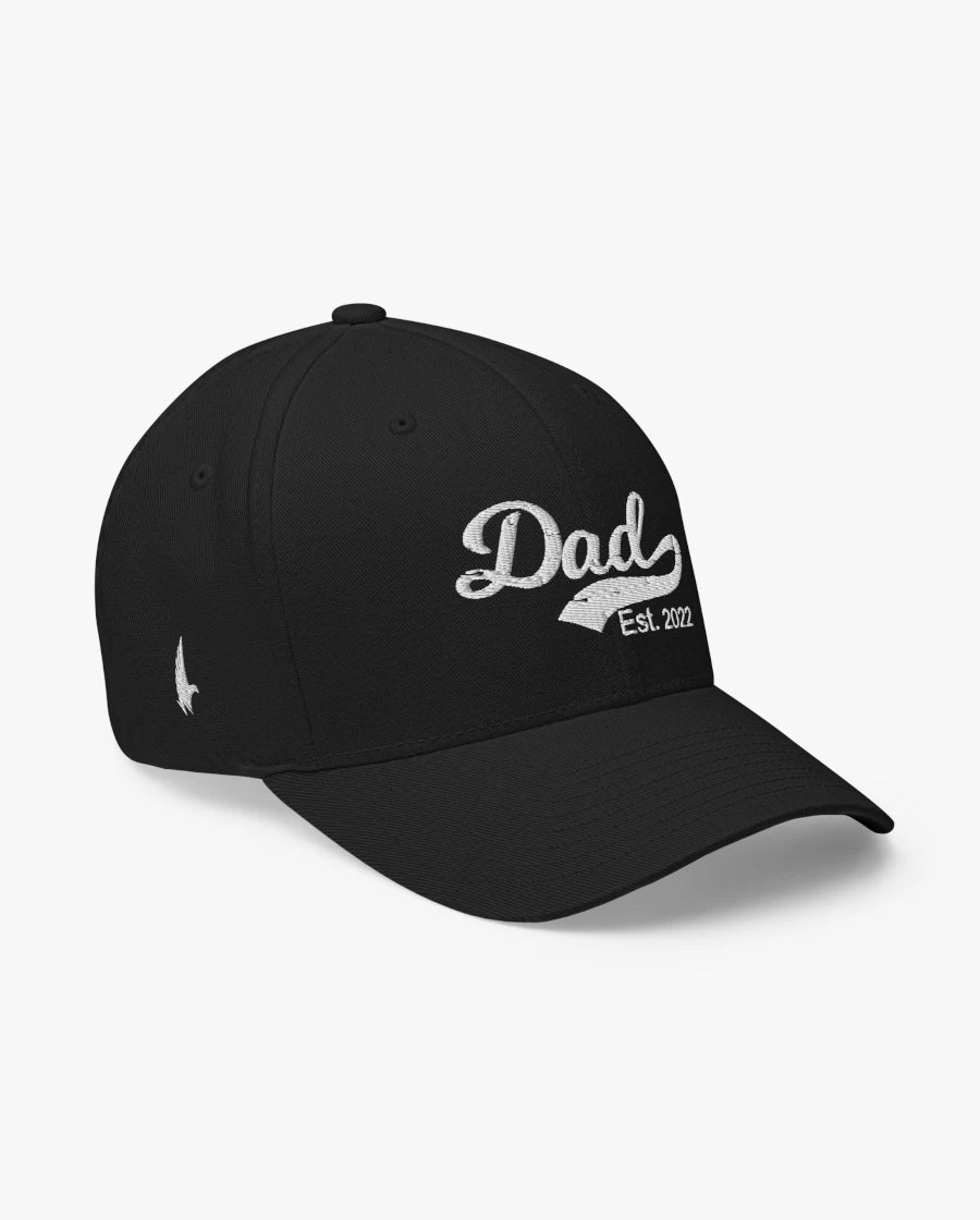 Loyalty Vibes Dad Est Fitted Hat Black Loyalty Vibes