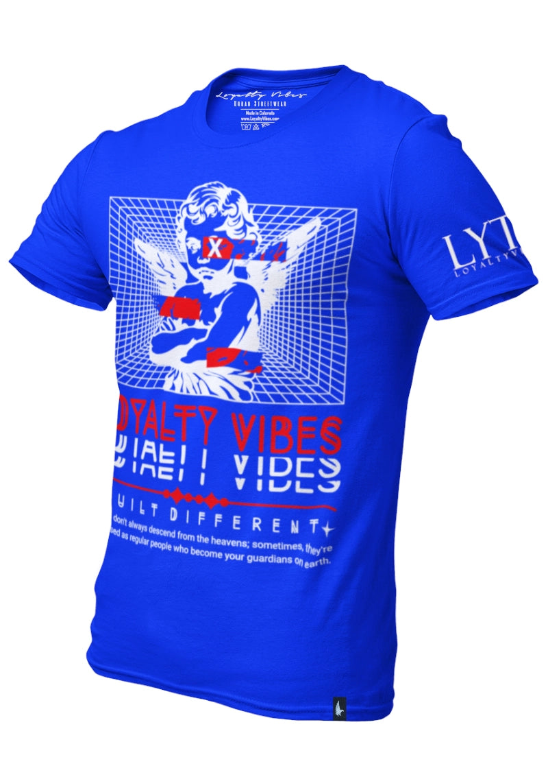 Loyalty Vibes Dark Angel Streetwear T-Shirt Blue Loyalty Vibes