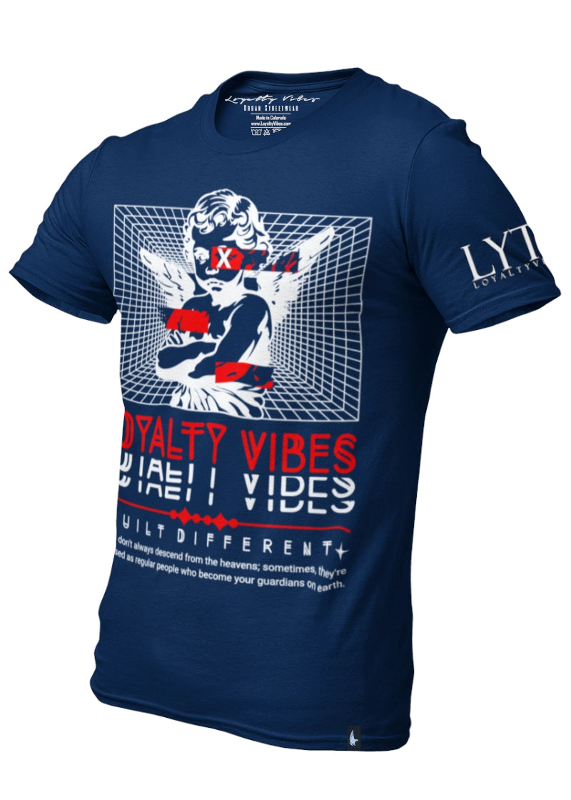 Loyalty Vibes Dark Angel Streetwear T-Shirt Navy Blue Loyalty Vibes