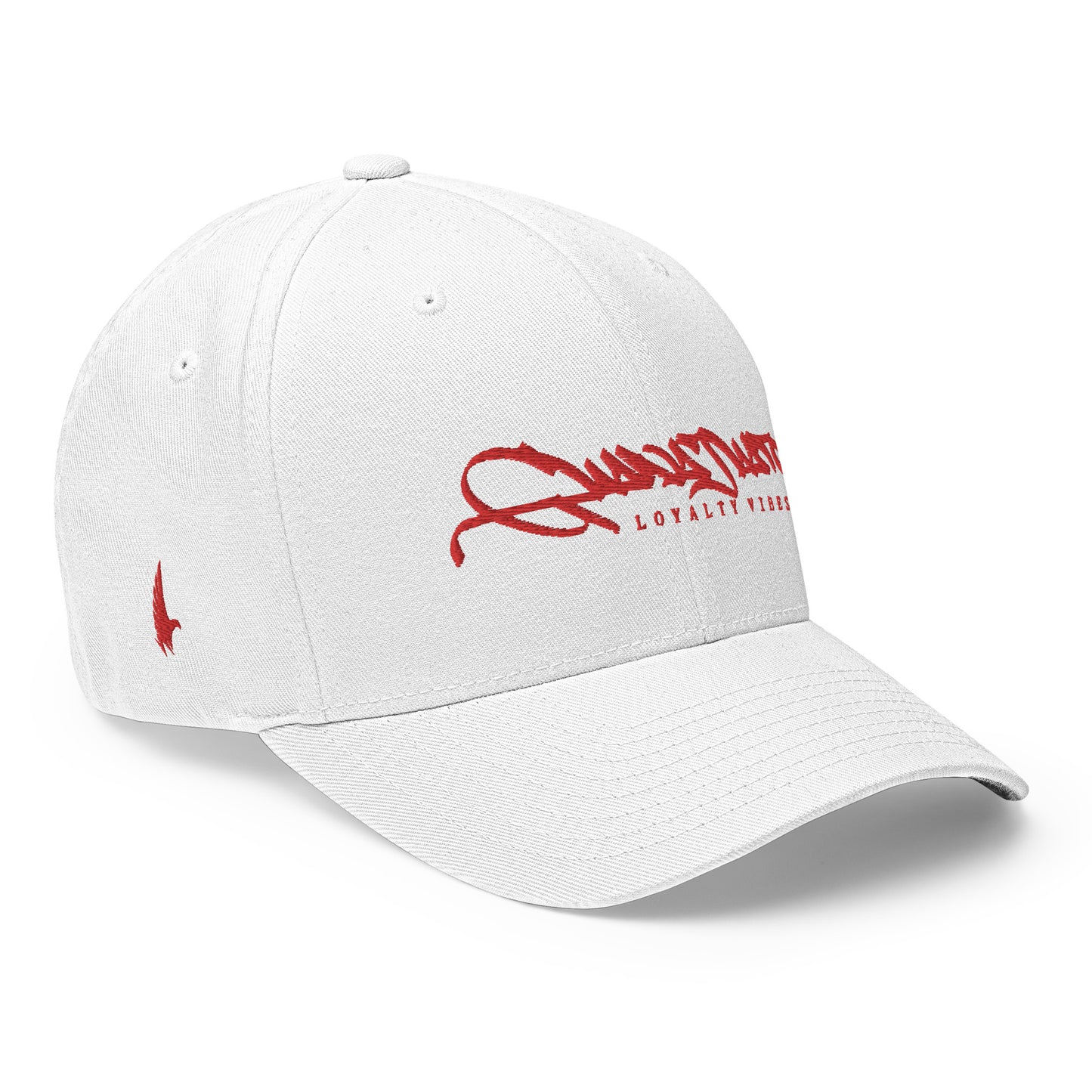Loyalty Vibes Guanajuato Fitted Hat White Red Loyalty Vibes