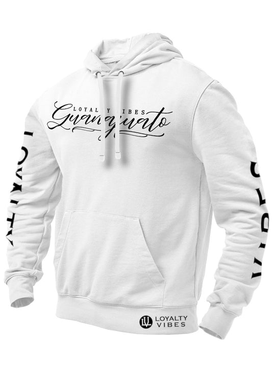 Loyalty Vibes Guanajuato Mexico Graphic Hoodie White Loyalty Vibes