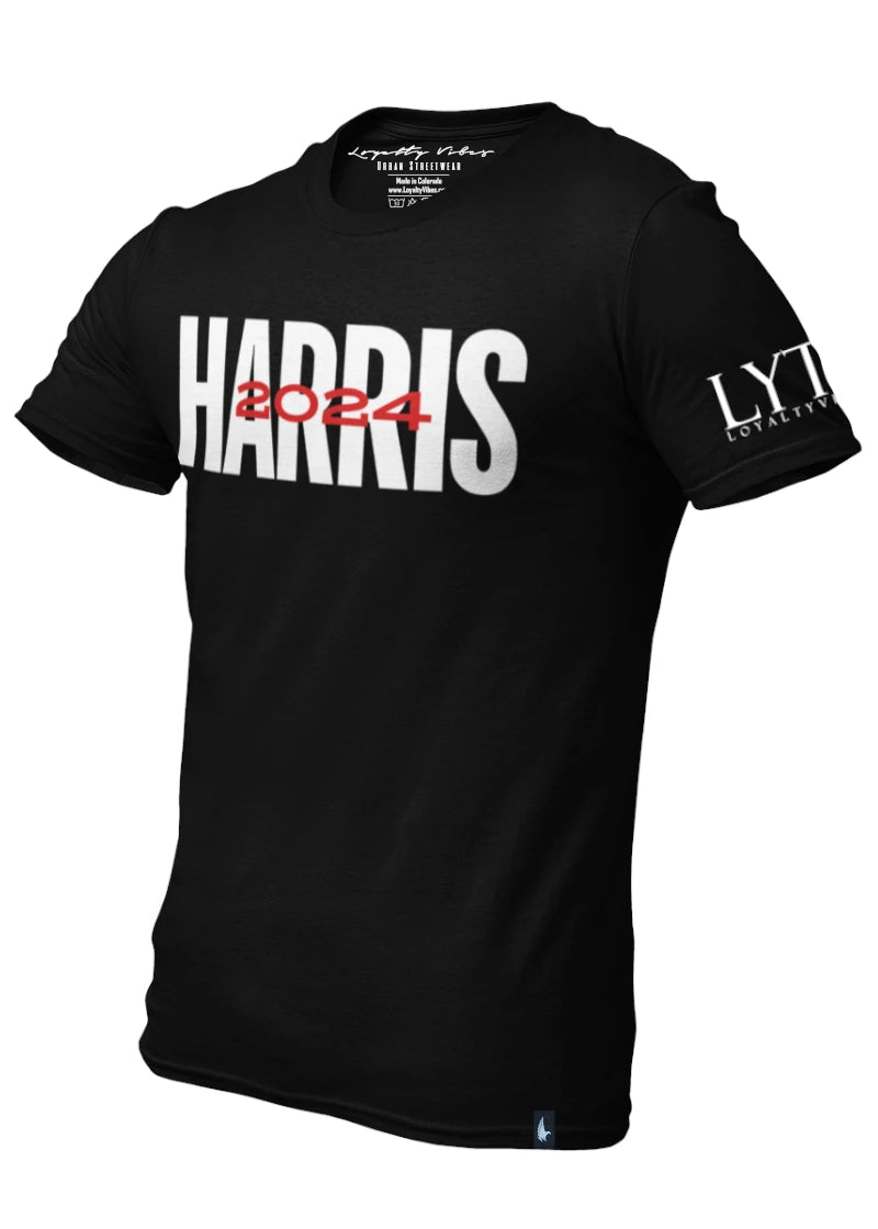Loyalty Vibes Harris 2024 T-Shirt Black Loyalty Vibes