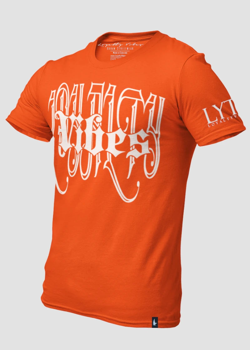 Loyalty Vibes Impulse T-Shirt Orange Men's Loyalty Vibes