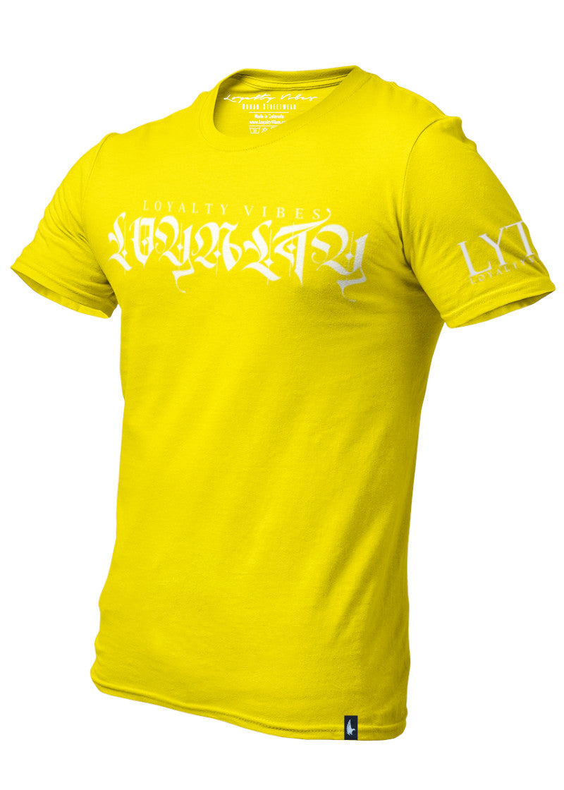 Loyalty Vibes Independent Streetwear T-Shirt Tiger Yellow Loyalty Vibes