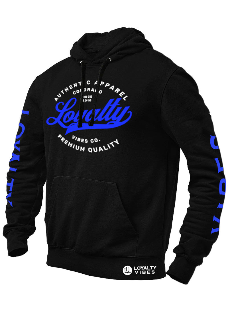 Loyalty Vibes Loyalty Vibes Legacy Graphic Hoodie Black Blue