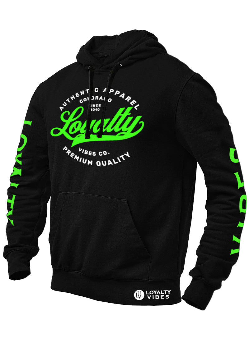 Loyalty Vibes Loyalty Vibes Legacy Graphic Hoodie Black Green