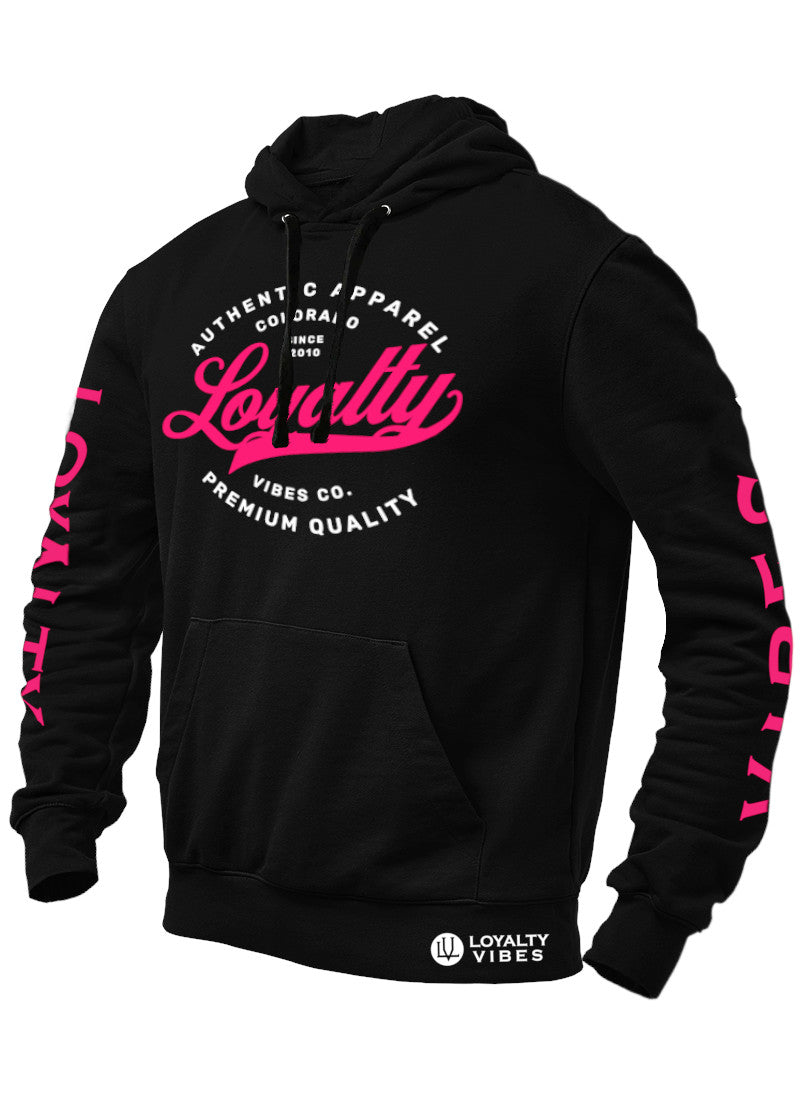 Loyalty Vibes Loyalty Vibes Legacy Graphic Hoodie Black Pink
