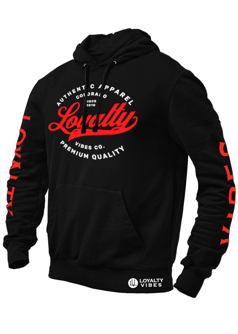Loyalty Vibes Loyalty Vibes Legacy Graphic Hoodie Black Red