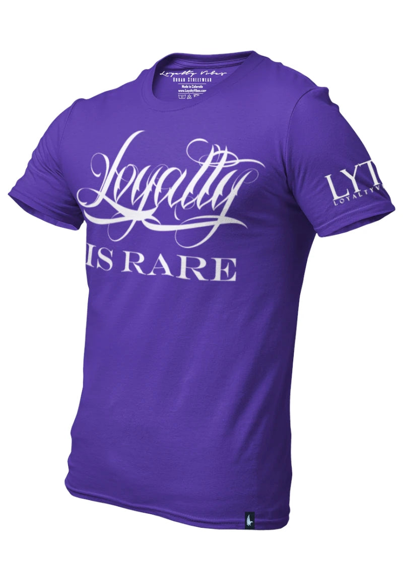 Loyalty Is Rare T-Shirt Purple Loyalty Vibes