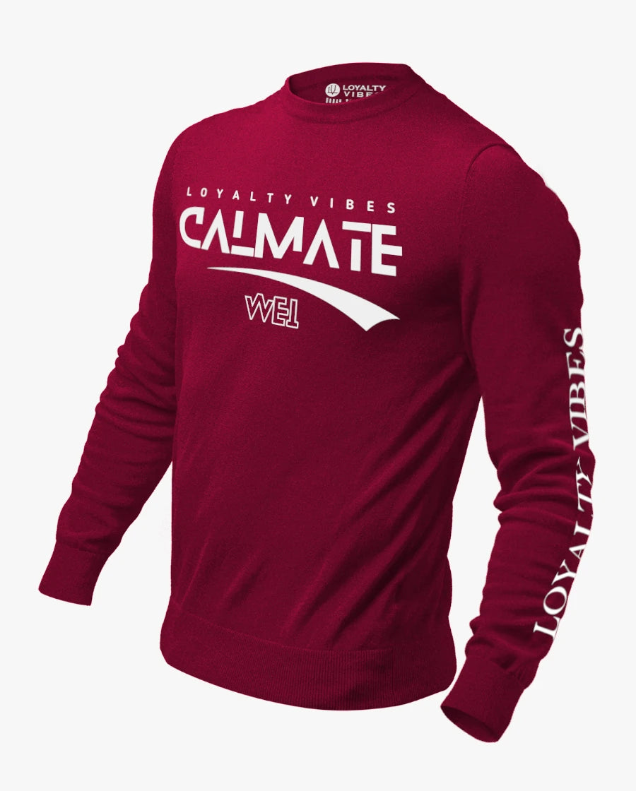 Loyalty Vibes Calmate Wei Sweatshirt Burgundy