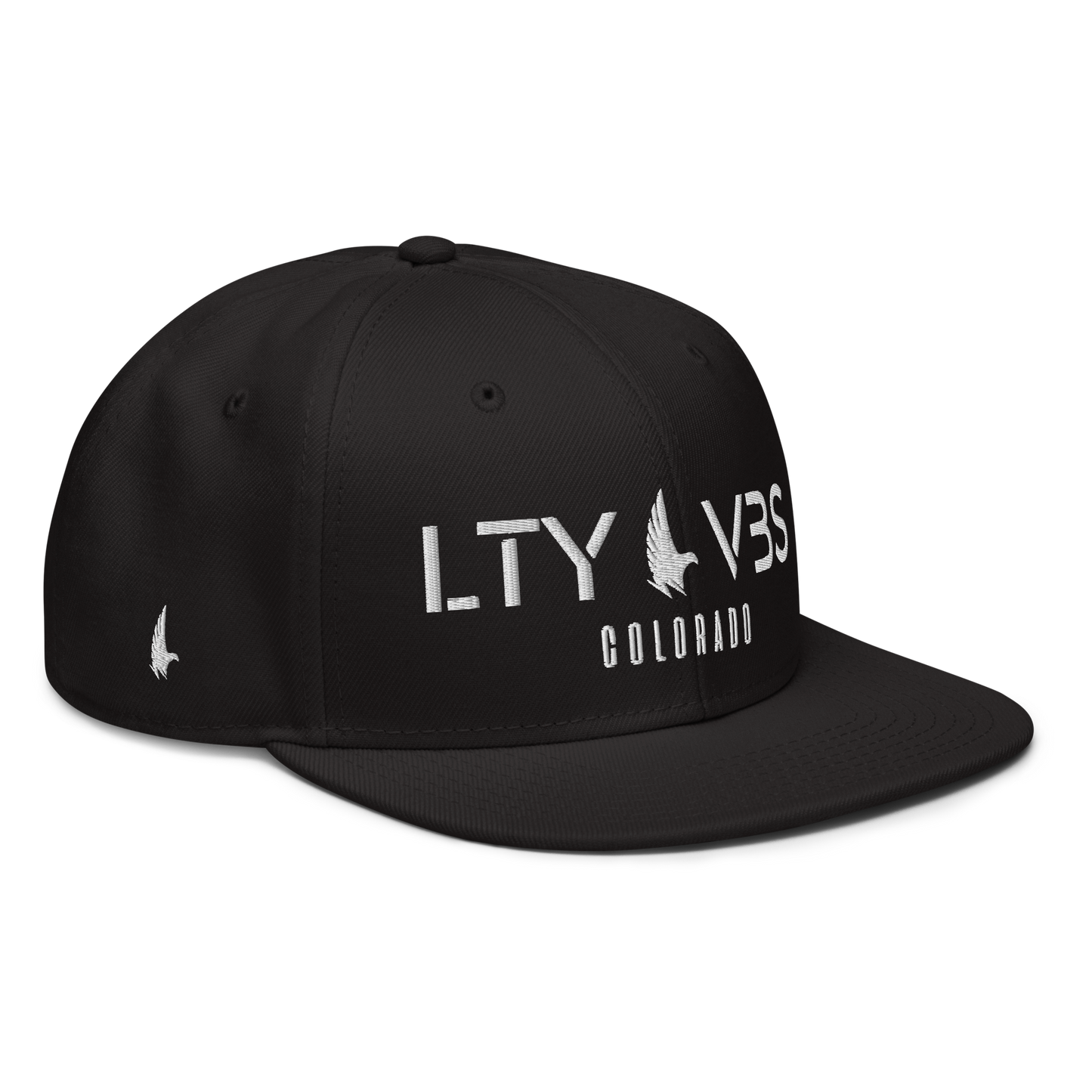 Loyalty Vibes Colorado Unit Snapback Hat Black White OS Loyalty Vibes