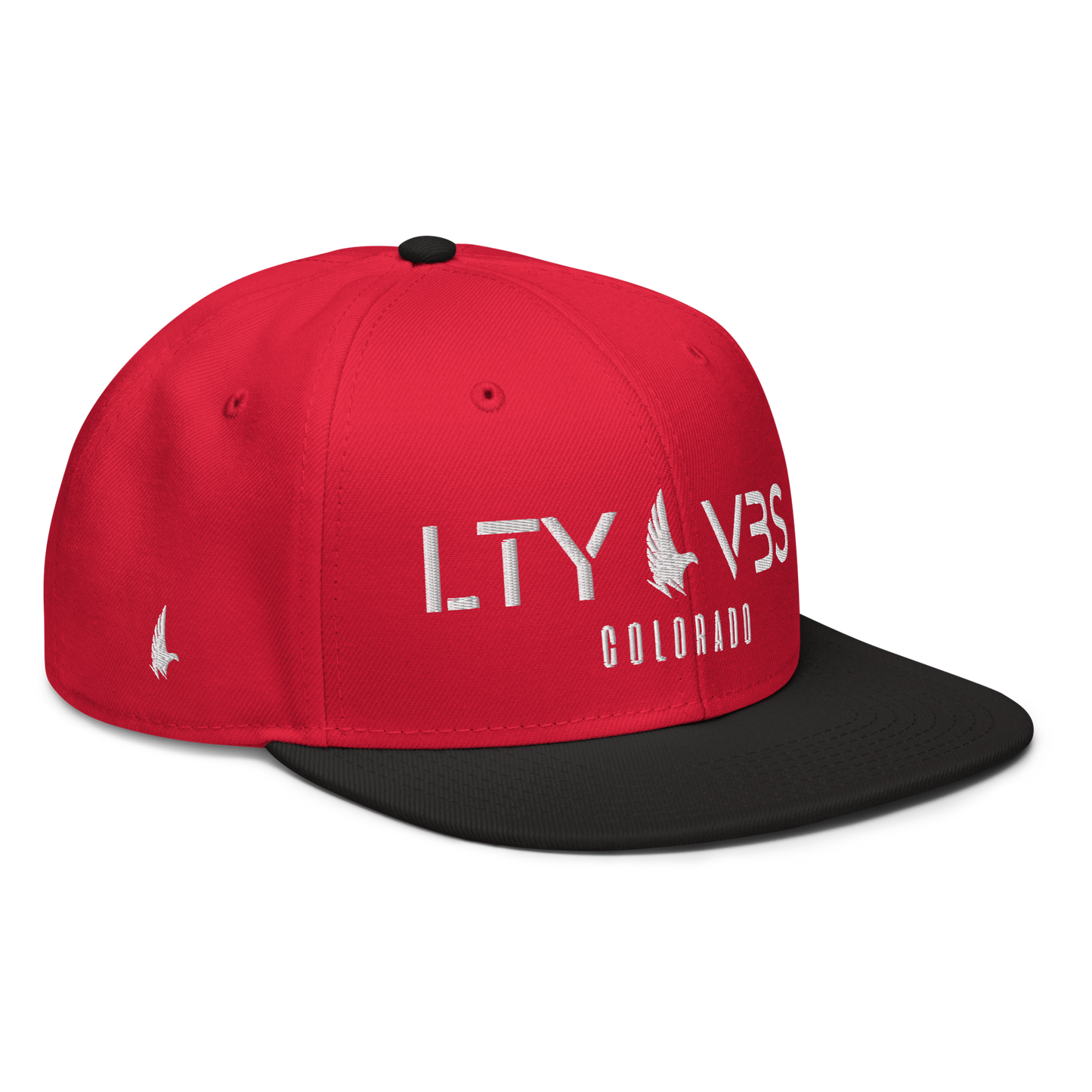 Loyalty Vibes Colorado Unit Snapback Hat Red White Black OS Loyalty Vibes