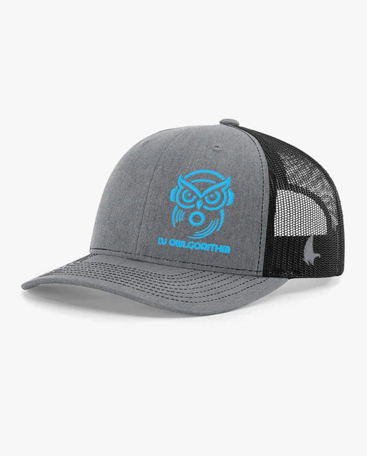 Richardson 112 Custom Trucker Hats Black Heather Gray Sky Blue Adjustable