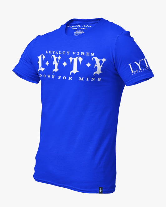 Loyalty Vibes Down For Mine Tee Blue