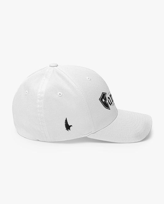 Loyalty Vibes Familia Over Everything Fitted Hat White Right