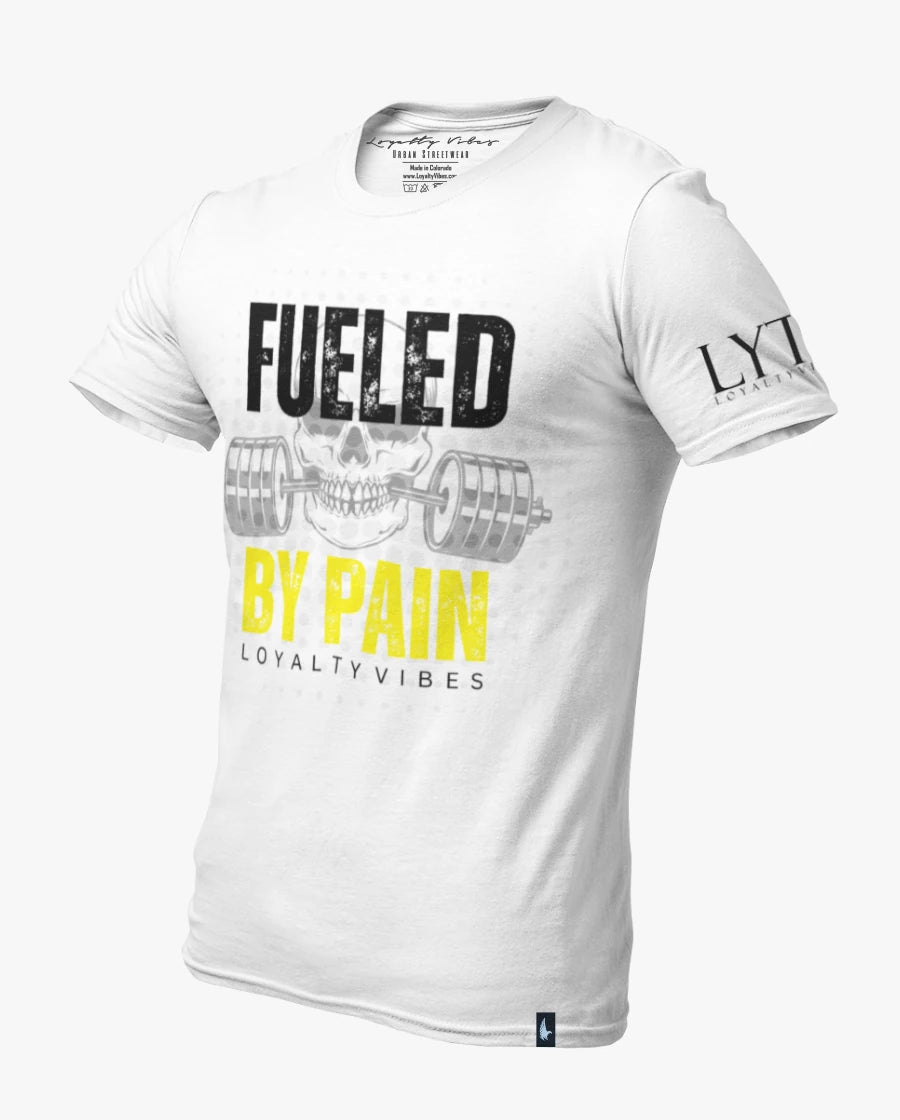Loyalty Vibes Fueled By Pain Tee White / Yellow